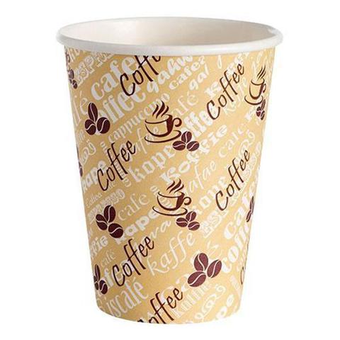 Red Bean Single Wall Paper Cup (Box of 1000) - Tapside Scotland, UK